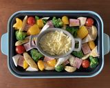 ぎゅうぎゅう焼きdeチーズフォンデュ作り方4写真