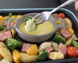 ぎゅうぎゅう焼きdeチーズフォンデュ作り方6写真