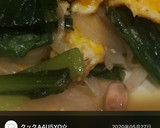 めんつゆで簡単＊小松菜とツナと卵炒め作り方9写真