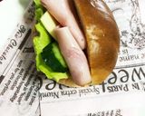バターロールサンド•ハムチーズ作り方12写真