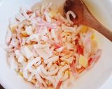 小松菜とベーコンのうどんお焼き作り方2写真