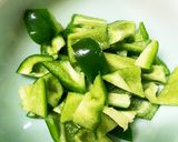 全てレンジ胸肉なす甘酢味青椒肉絲風作り方1写真