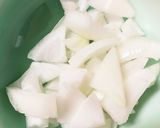 全てレンジ胸肉なす甘酢味青椒肉絲風作り方2写真
