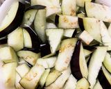 全てレンジ胸肉なす甘酢味青椒肉絲風作り方5写真