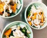 全てレンジ胸肉なす甘酢味青椒肉絲風作り方7写真
