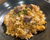 病みつき！牛肉のガーリックチャーハン作り方5写真