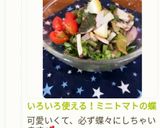 いろいろ使える！ミニトマトの蝶切り作り方44写真