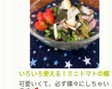 いろいろ使える！ミニトマトの蝶切り作り方44写真