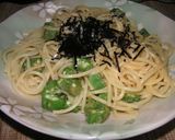 明太子スパ☆おくら入り作り方4写真