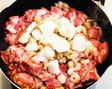 鶏もも肉とシーフードの簡単トマトシチュー作り方3写真