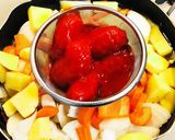 鶏もも肉とシーフードの簡単トマトシチュー作り方5写真