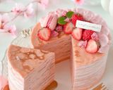 ストロベリーミルクレープ作り方28写真