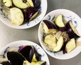 レンジもやしとなすの梅酢鰹節和えナムル風作り方5写真