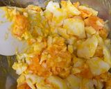 賄い！自家製ピリ辛チキンタルタル丼作り方6写真