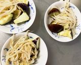 レンジもやしとなすの梅酢鰹節和えナムル風作り方9写真