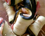 なすのベーコン巻き味噌風味作り方7写真