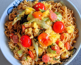 ペヤングソース焼きそばアレンジ✿マヨ炒め作り方6写真
