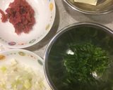 豚ひき肉の梅しそチーズつくね♪作り方1写真