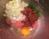 豚ひき肉の梅しそチーズつくね♪作り方3写真