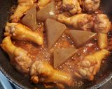 手羽先のにんにく酢醤油煮作り方6写真