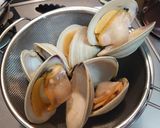 ホンビノス貝の炊き込みごはんまぜご飯作り方2写真