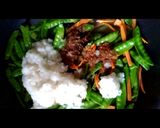 絹さやと油麩の炒め煮作り方7写真