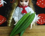 リカちゃん♡ズッキーニおくら揚げ味噌汁作り方2写真