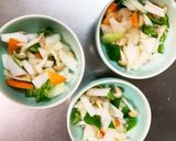 全てレンジ大根和ミルク豚こま青椒肉絲風作り方11写真