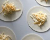 餃子の皮でパリッパリ!! てりやきピザ♥作り方3写真