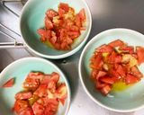レンジフレッシュトマト豚こまのせドーム蒸作り方1写真