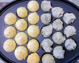 たこ焼きプレートde２種のポンデケージョ作り方7写真