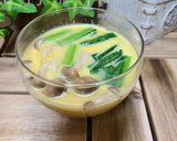 簡単★レンジで作る★江戸菜の茶碗蒸し作り方7写真