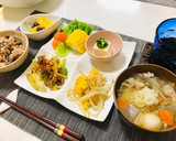 冷凍里いもで簡単豚汁・時短豚汁作り方8写真