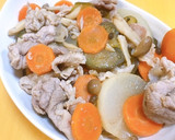 ほったらかしで簡単！大根のイロドリ煮物作り方5写真