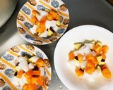 レンジ温野菜卵フレッシュトマトチャンプル作り方6写真