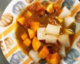 レンジ温野菜卵フレッシュトマトチャンプル作り方19写真
