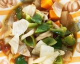 レンジ温野菜卵フレッシュトマトチャンプル作り方21写真