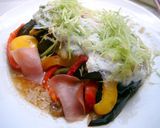 揚げ茄子のふわふわベーコン蒸し作り方6写真