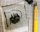 鬼滅の刃 キャラ弁 栗花落カナヲ作り方1写真