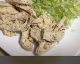 レンジ蒸し鶏の簡単アレンジ☆月曜/1週間作り方15写真