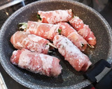 えのきと水菜の豚肉巻き☆照り焼き~♪作り方2写真