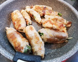 えのきと水菜の豚肉巻き☆照り焼き~♪作り方3写真