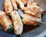 えのきと水菜の豚肉巻き☆照り焼き~♪作り方4写真