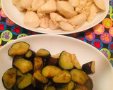 とろとろナスとしっかりチキンの揚げ煮作り方3写真