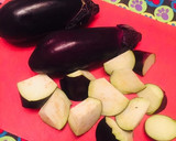とろとろナスとしっかりチキンの揚げ煮作り方1写真
