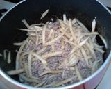 そぼろ＆ごぼう煮☆ご飯にのせて♪作り方2写真