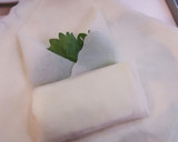 ささみと大葉&チーズの揚げ春巻き♪作り方5写真