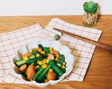 ウィンナーとアスパラのバター醤油炒め☆作り方4写真