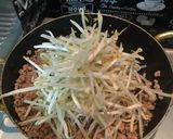 絶品☆豚ひき肉ともやしの炒め物作り方4写真