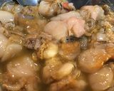 ベビーホタテとニンニク芽のバタ炒め♪作り方3写真